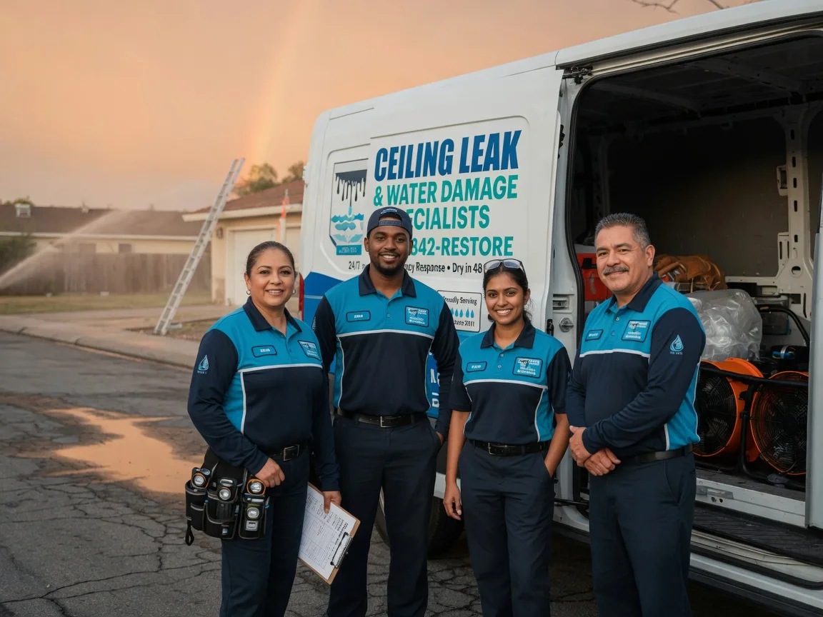 Ceiling Leak Cleanup company in Estherwood, LA