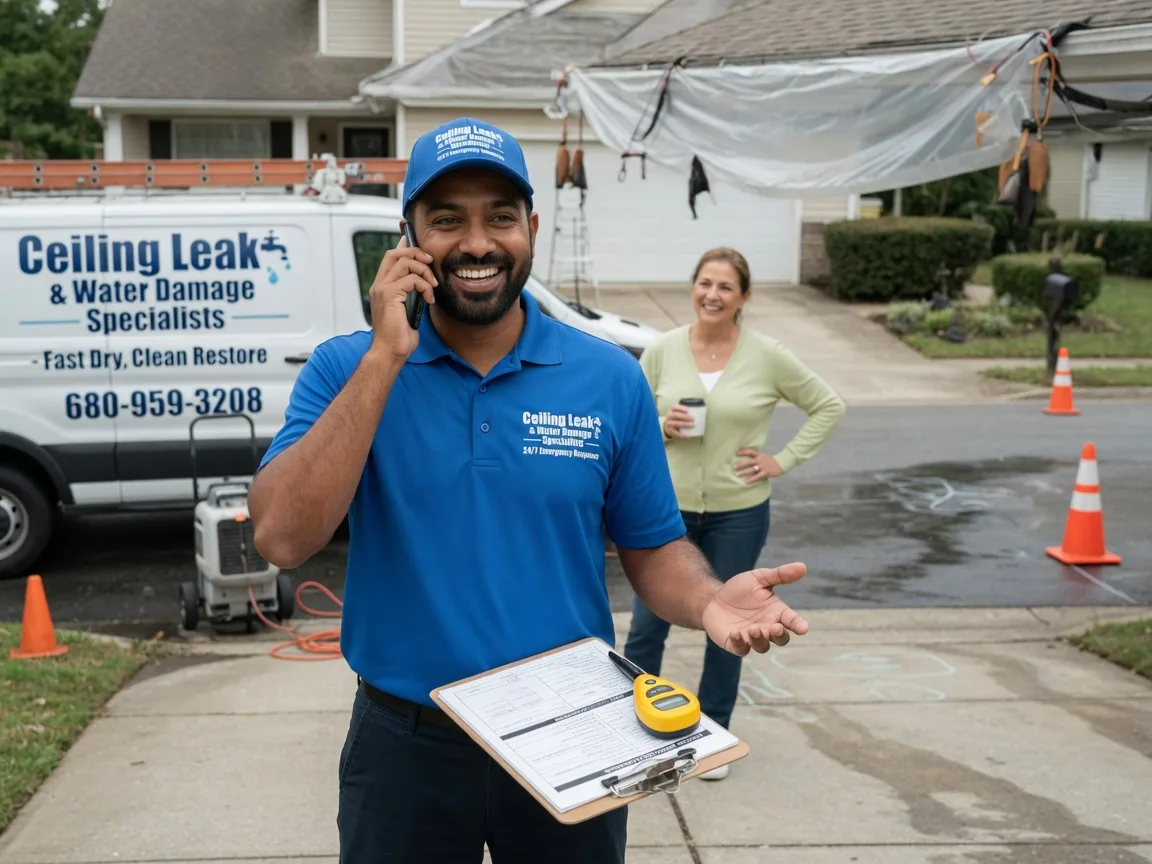 Ceiling Leak Cleanup Estherwood, LA FAQs
